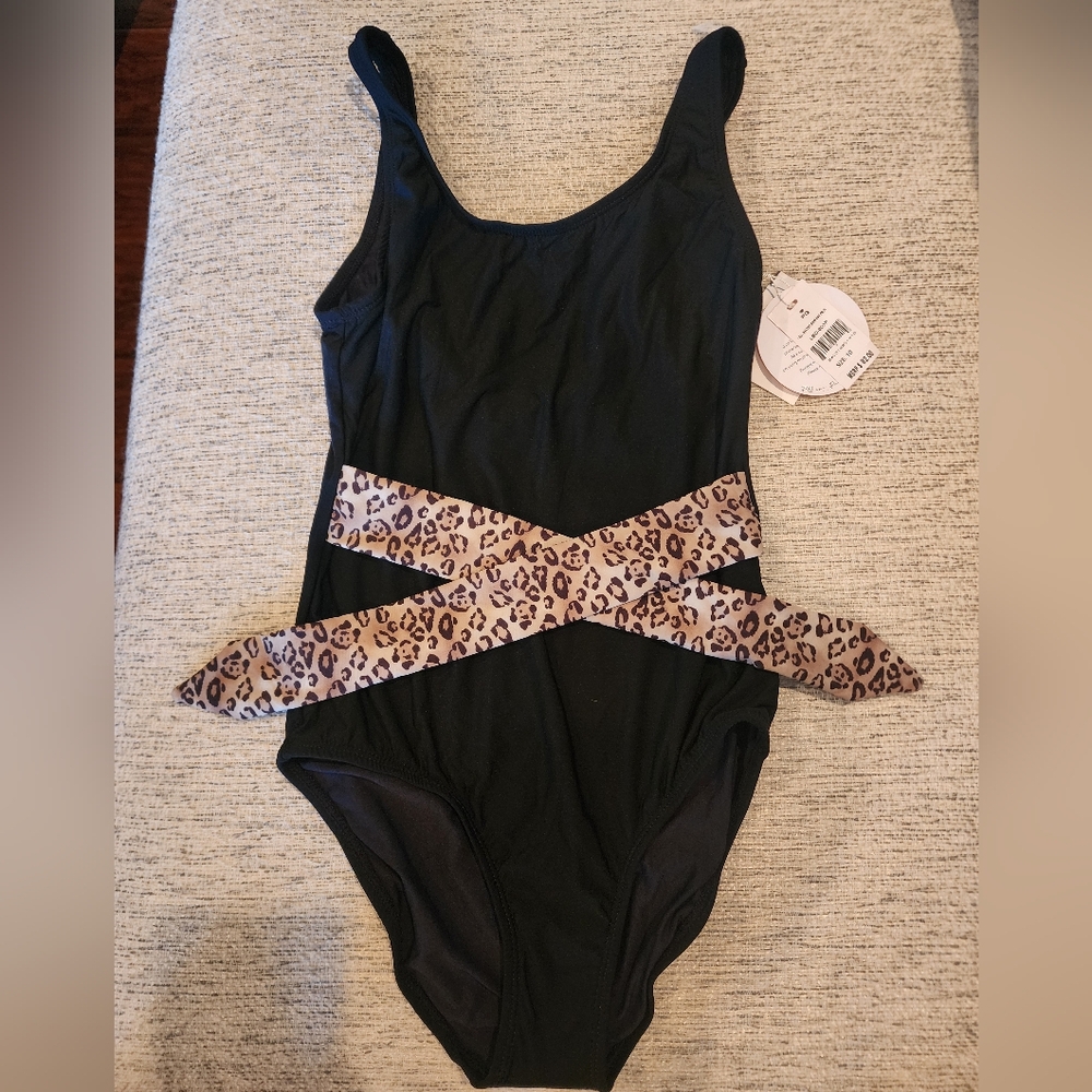 NWT PQ Girl’s Black One Piece Size 10